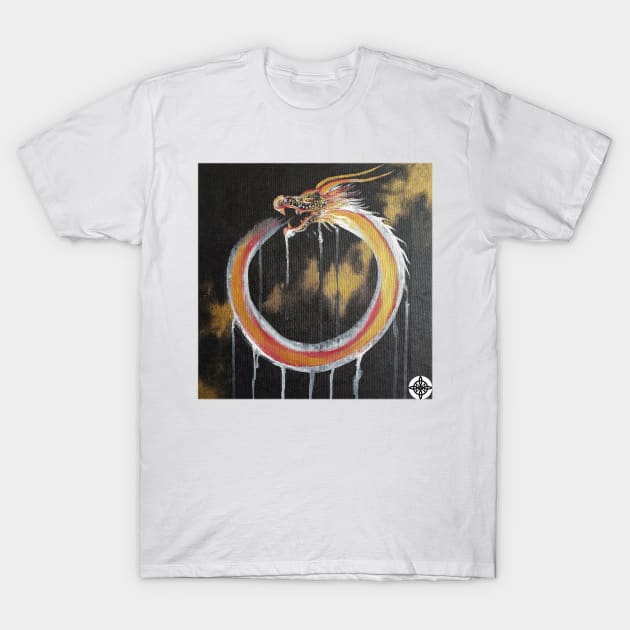 Ouroboros Dragon T-Shirt by CelticDragoness